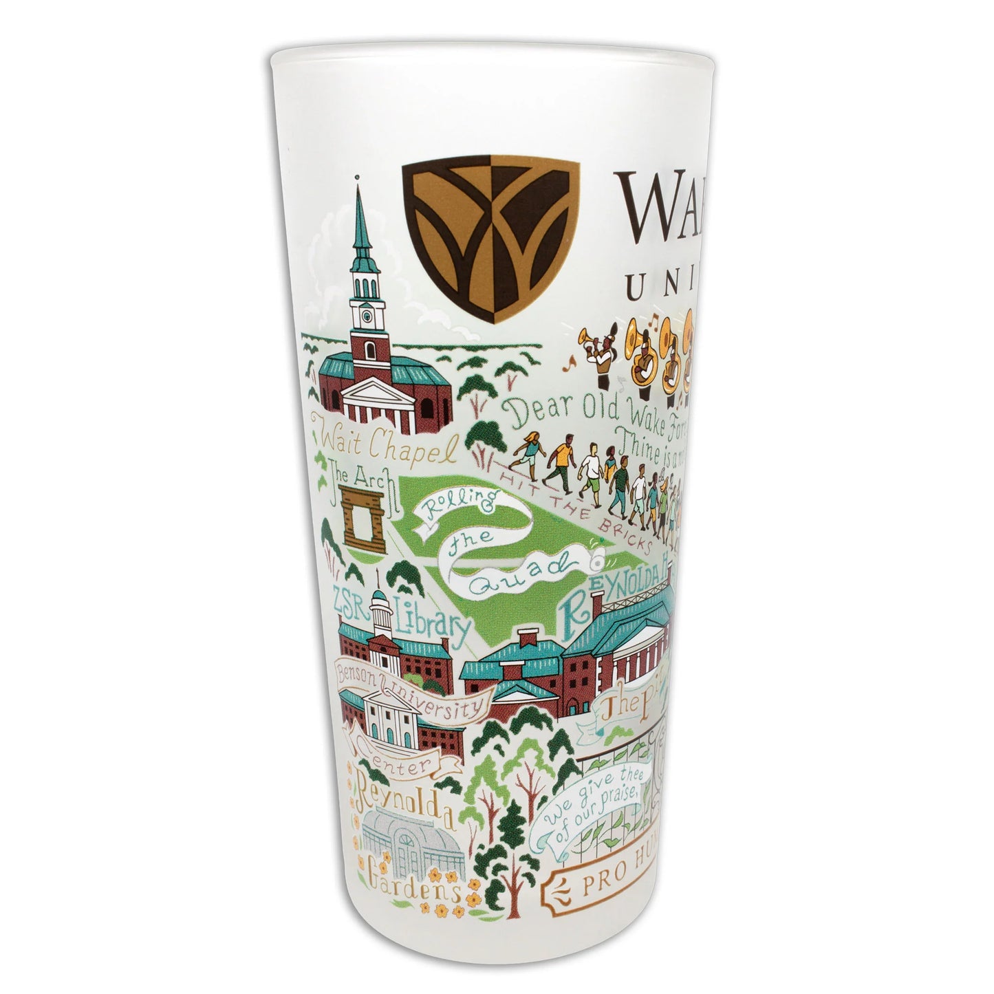 Wake Forest Frosted Glass