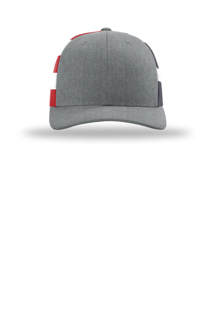 #76 American Flag Mesh Snapback Hat