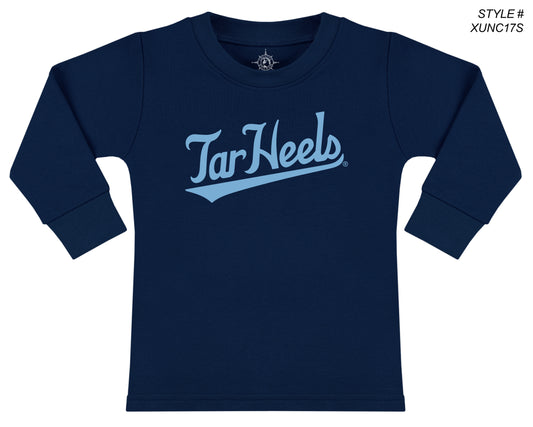 UNC Navy Toddler Long Sleeve