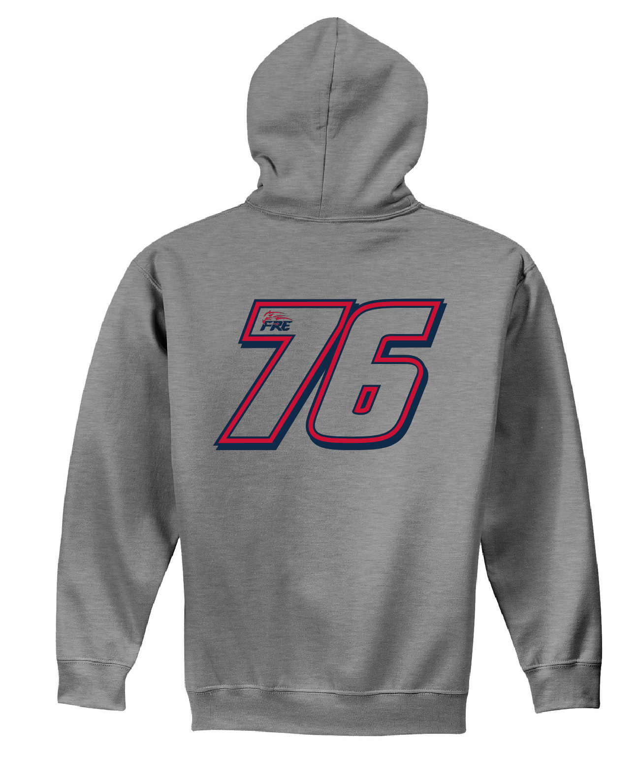 Boyd 76 Hooded Sweatshirt (Sport Grey)