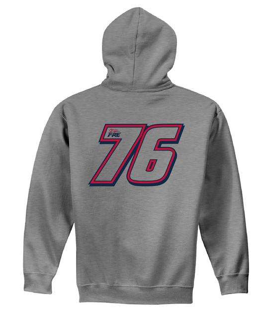 Boyd 76 Hooded Sweatshirt (Sport Grey)