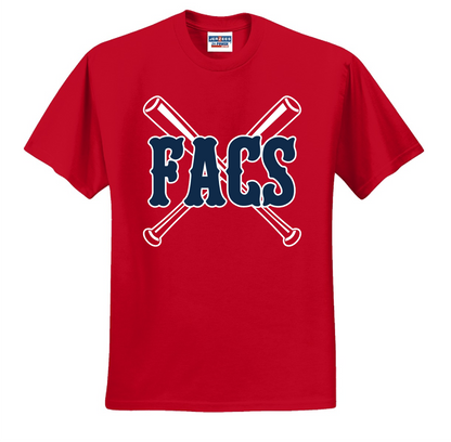 FACS Baseball / Softball T-Shirt (Adult)