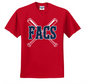 FACS Baseball / Softball T-Shirt (Adult)