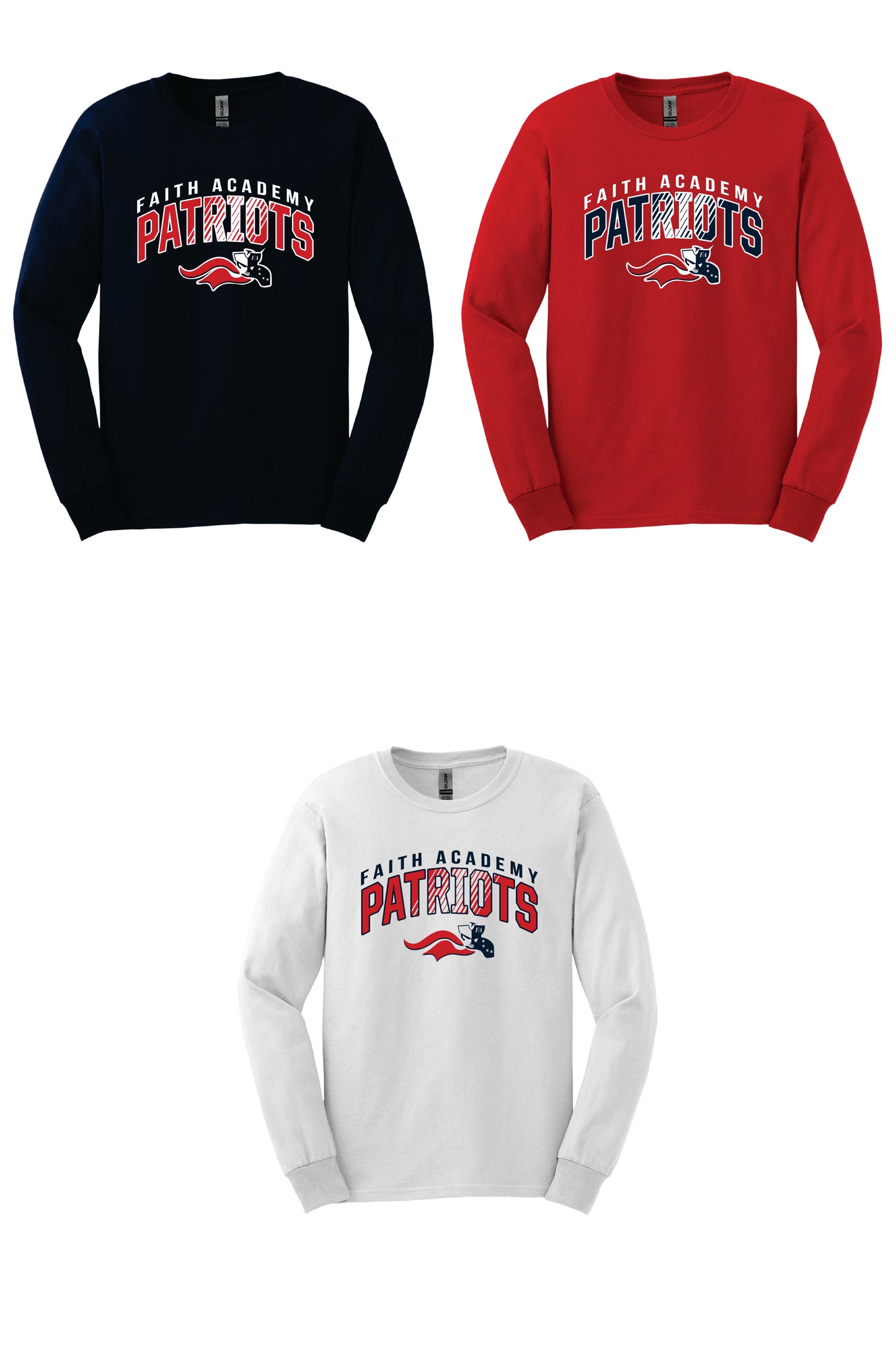 FACS Patriots Style 1 Long Sleeve Tee (Adult)
