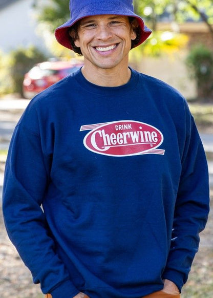 Cheerwine - Crewneck Sweatshirt (Retro Blue)
