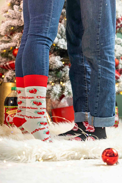 Cheerwine - Grey Socks