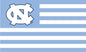 UNC - 3x5 Flag (Stripes)