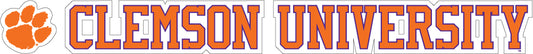 Clemson 20"x2" Decal