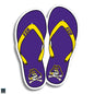 ECU Flip Flop Decal (3")