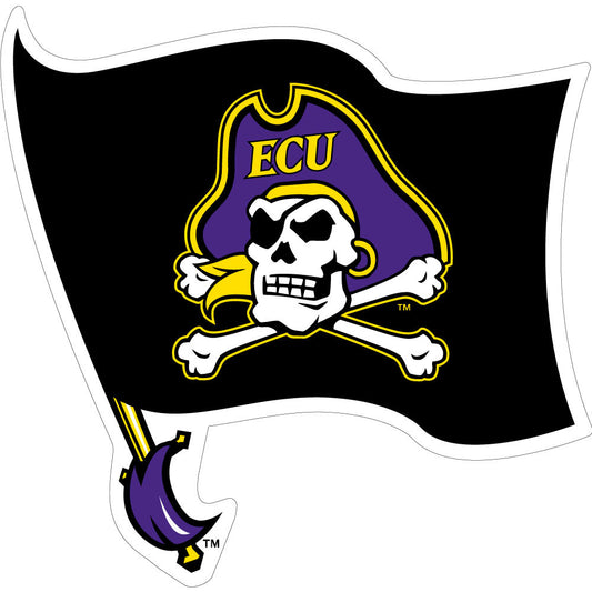 ECU Black Flag Decal (3")