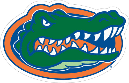 Florida Gator Head Vinyl Decal
