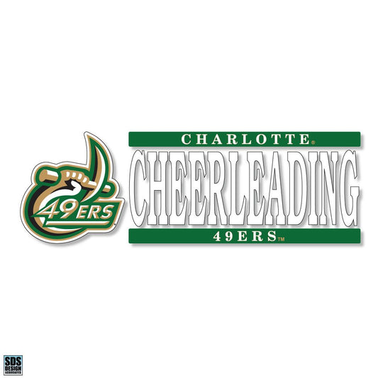 UNCC Cheerleading Vinyl Decal