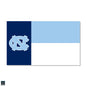 UNC Flag Vinyl Decal - 3”