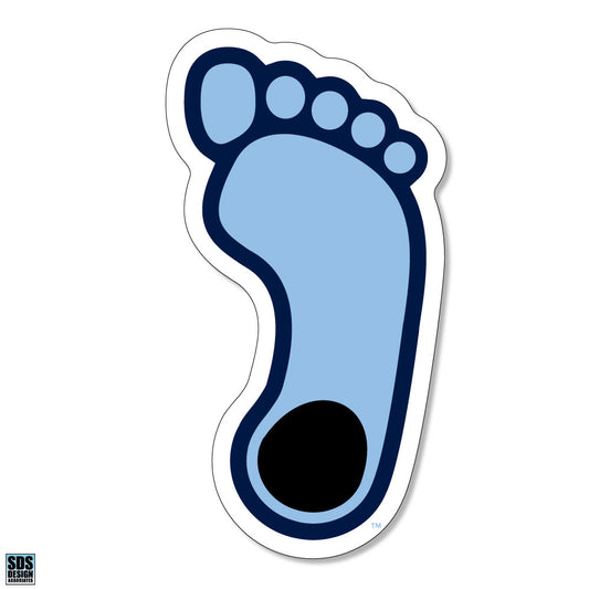 UNC Foot Vinyl Decal