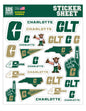 UNCC Charlotte Sticker Sheet