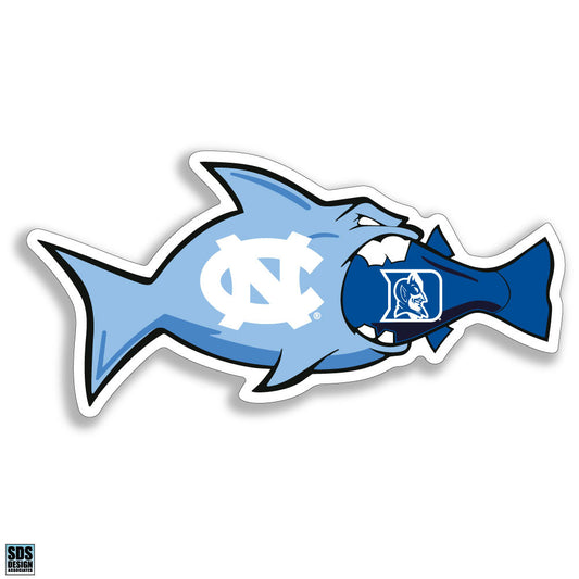UNC/Duke Rival Fish Decal