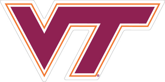 Virginia Tech "VT" Vinyl Decal