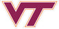 Virginia Tech "VT" Vinyl Decal