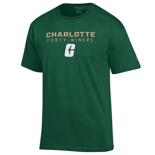 UNCC Champion Faded Bars S/S Tee