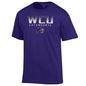 WCU Champion Faded Bars S/S Tee