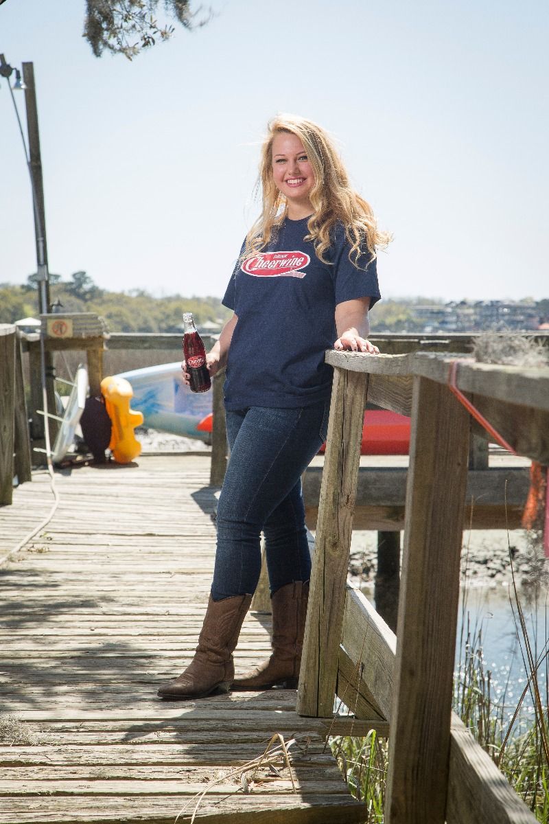 Cheerwine - Retro Blue T-Shirt