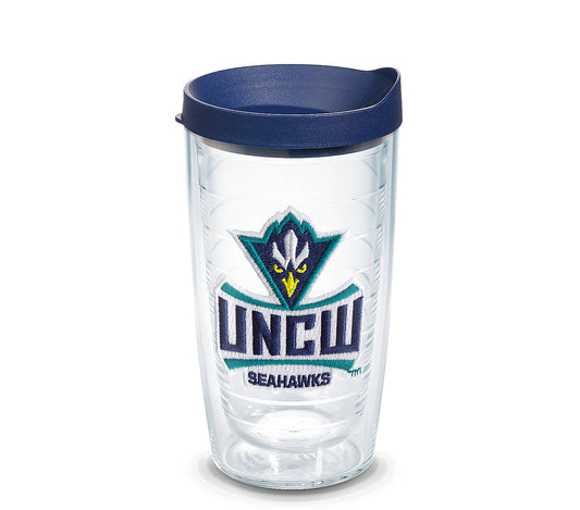 UNCW 16 oz. Clear Tumbler